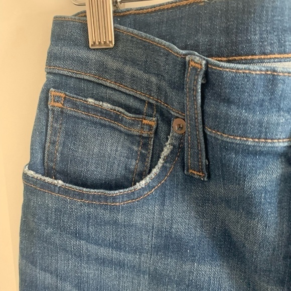 MADEWELL Raw Hem Hi Rise Skinny Jeans Style H6844 Size 28 - Picture 4 of 11